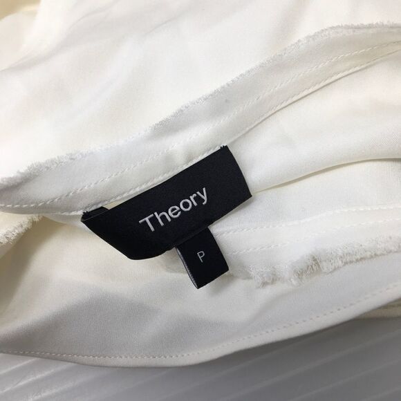 Theory Modern Racerback Silk Georgette Tank (C2) - Picture 6 of 8